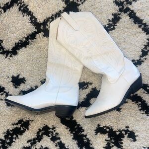 White Cowboy Boots